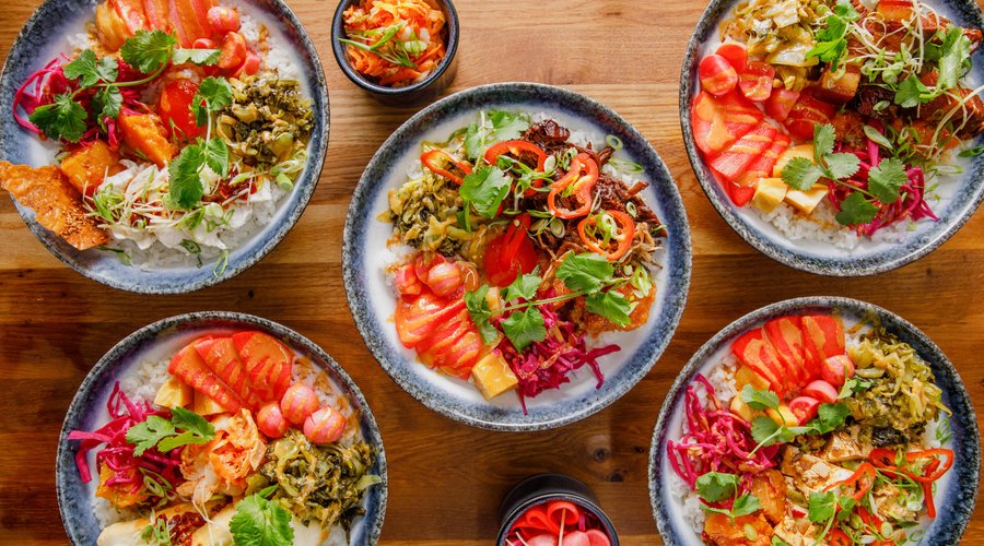 Our rice bowls selection