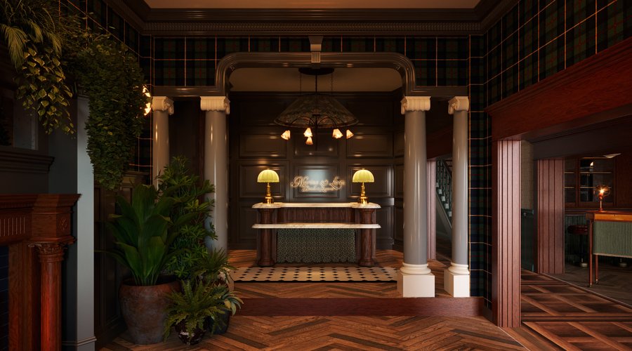 A Seaside Retreat, Reimagined  Discover the crown jewel of Portrush.  Inspired by story and sport, explore the unique details and hospitality that defines Marine & Lawn. Our reimagined interiors feature classic tartans and rich greens and blues inspired by the surrounding rugged coastline.