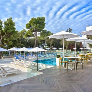 Terrace by the pool