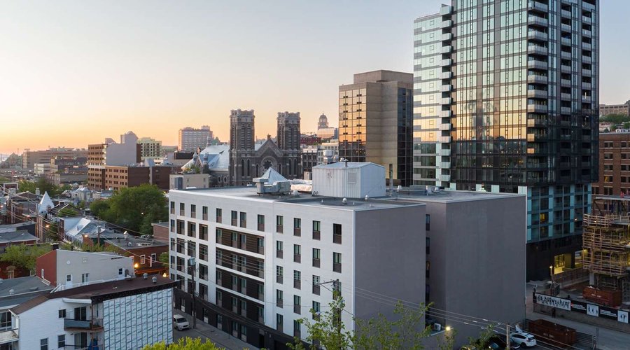 Sky view Best Western PLUS Quebec