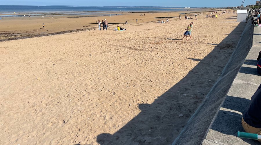 Sword Beach is of the five WWII D-Day landing beaches. On 5 June, 1944, thousands of young Allied troops stormed this beach, with around 1300 casualties in just the one day.