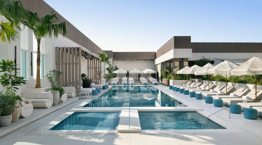 Rooftop pool