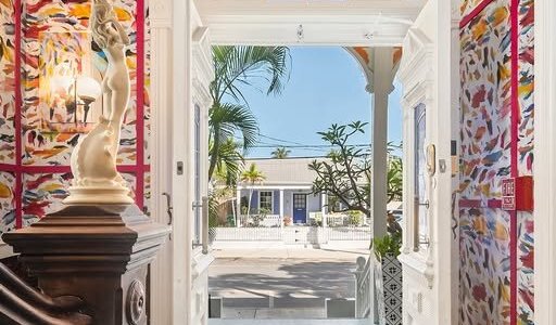 View of Fleming Street looking out front door