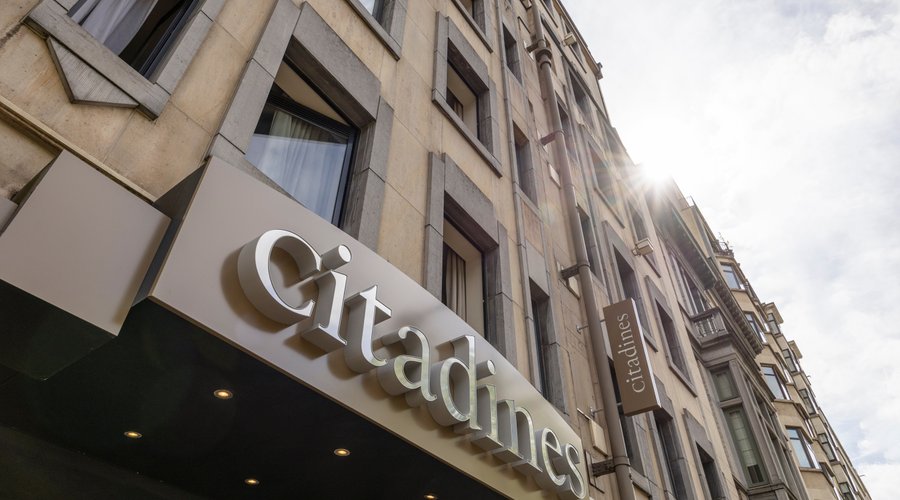 Facade of Citadines Toison d'Or Brussels