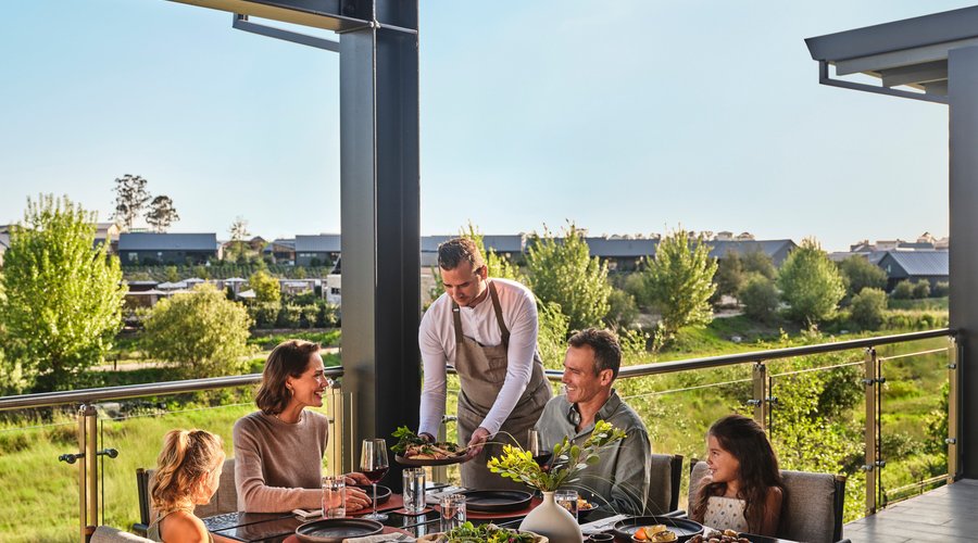Lavender Sky Villa Terrace featuring a private dinner prepared by Executive Chef Anthony Stagnaro
