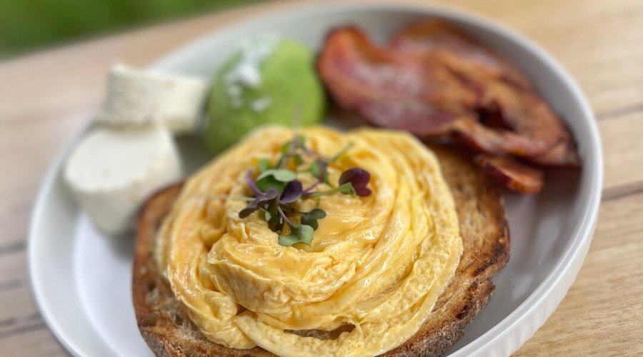 Scrambled Eggs - Paperbark Cafe @ Kuranga Native Nursery