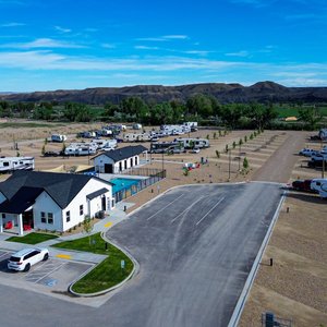 South facing view of Nine Mile RV Resort