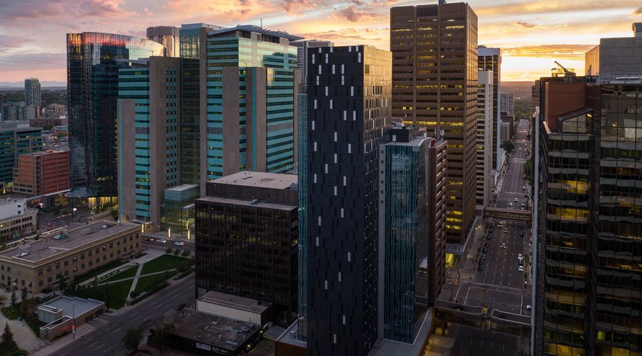 Exterior Drone View