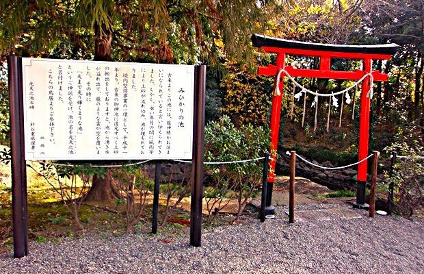 竜神が棲むらしいみひかり池