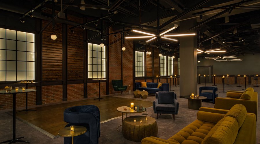 Event Space Soft Seating and High Tops