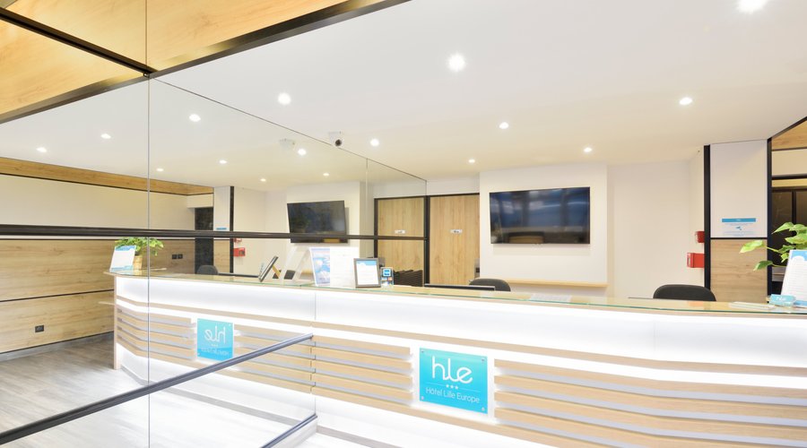 Réception Hôtel Lille Europe , ouvert 24h/24h