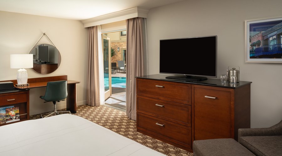 King Poolside Guest Room