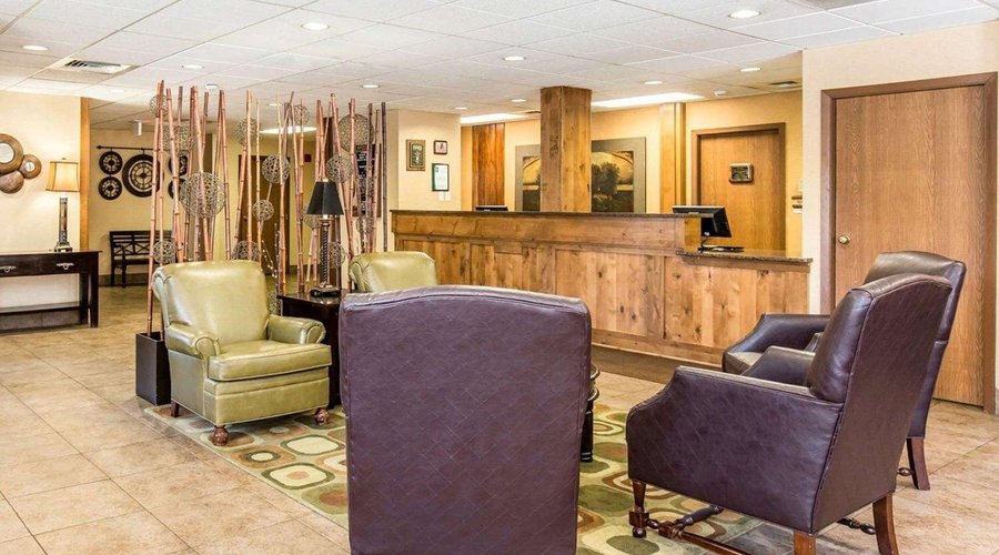 Spacious lobby