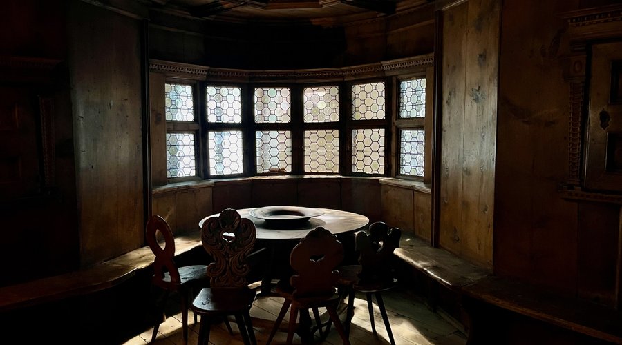 A moody interior