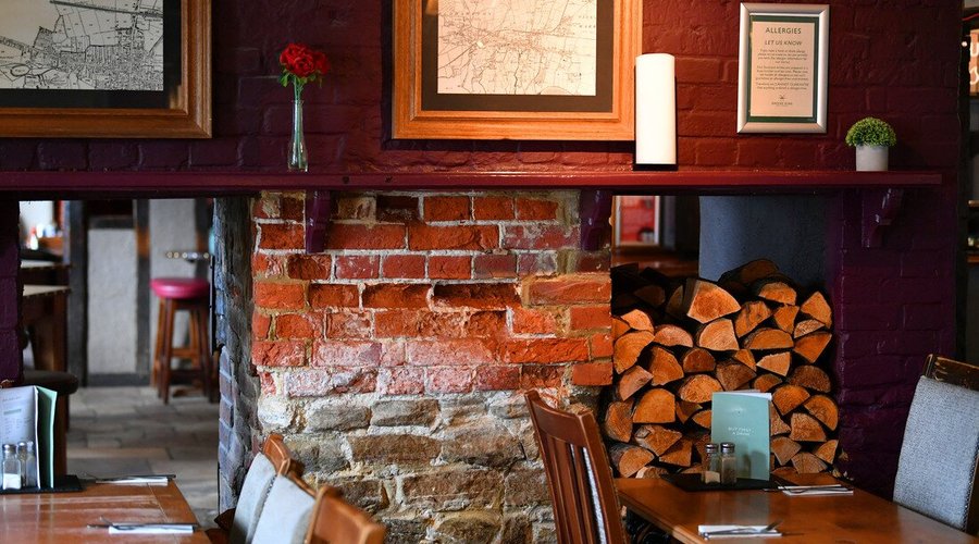 cosy fireplace