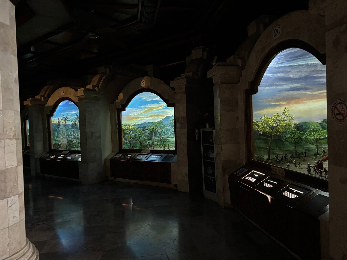 Bajra Sandhi Monument Interior