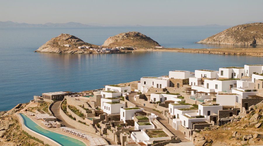 Every view is a masterpiece, with sweeping vistas of the Aegean Sea blending seamlessly into the horizon.