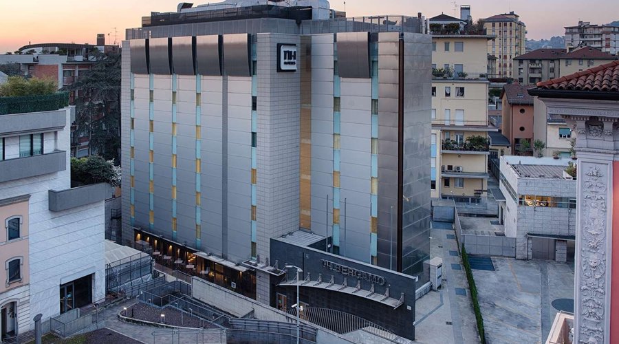 NH Bergamo Facade Sunset Exterior View