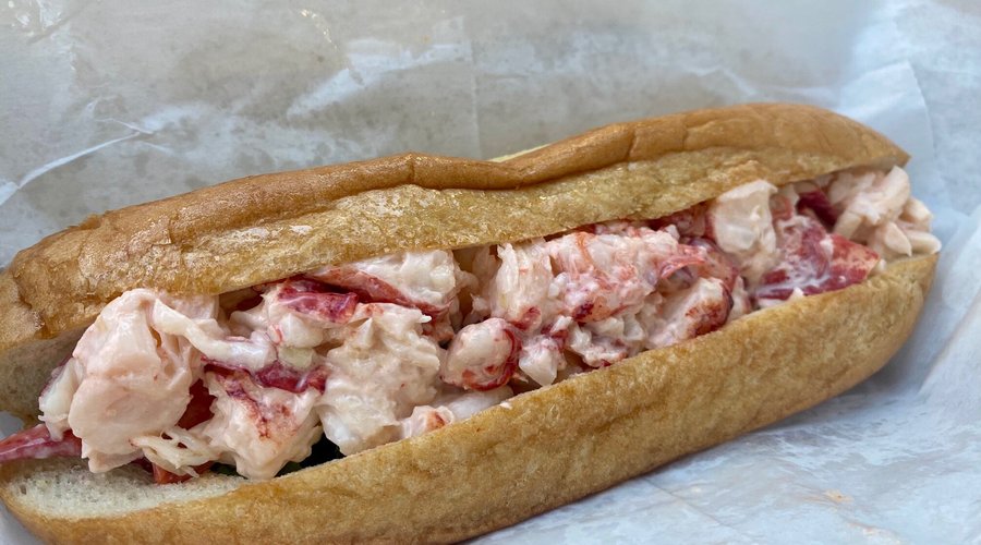 The lobster roll that I devoured in the car