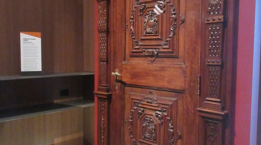 Library door, ca. 1650.