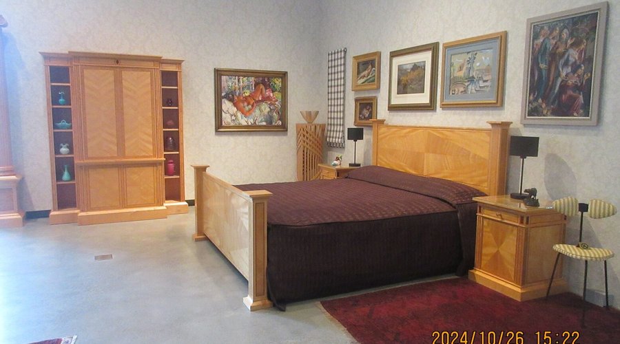 Bedroom furniture by David Linley, 1990s.