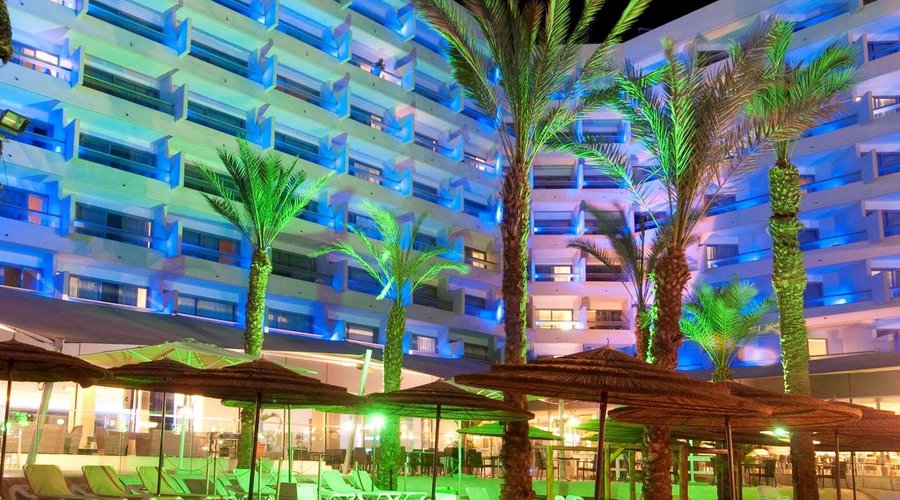 Exterior by night