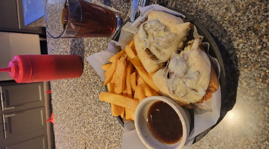 Beef dip and sling shot
