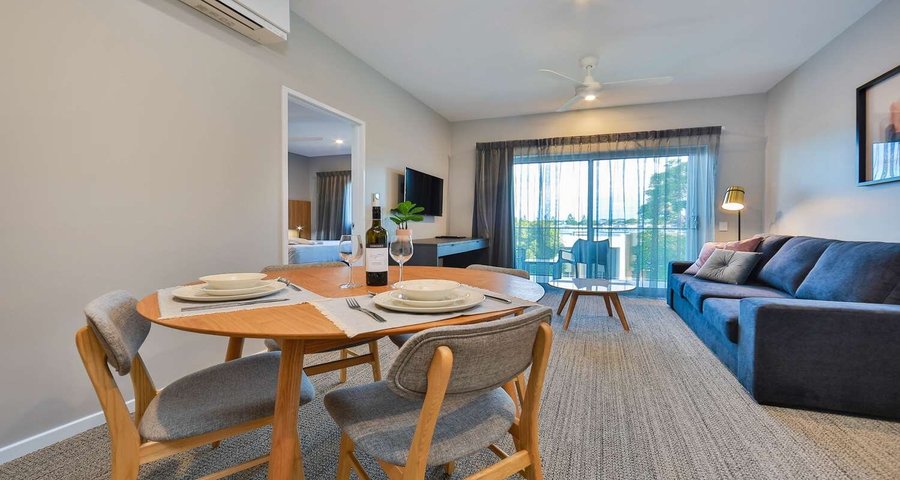 Gardenview Suite Dining Table amp Living Area Image
