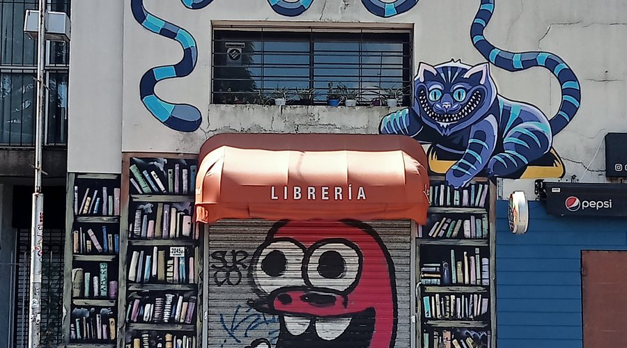 Shop just off Avenida 18 de Julio. Montevideo, Uruguay. January 2025.
