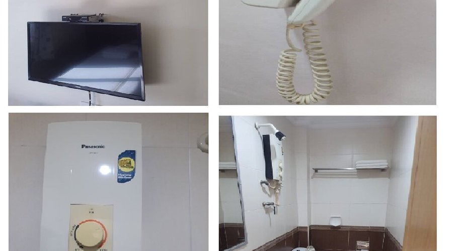 room facilities includes aircon, TV, hair dryer & water heater