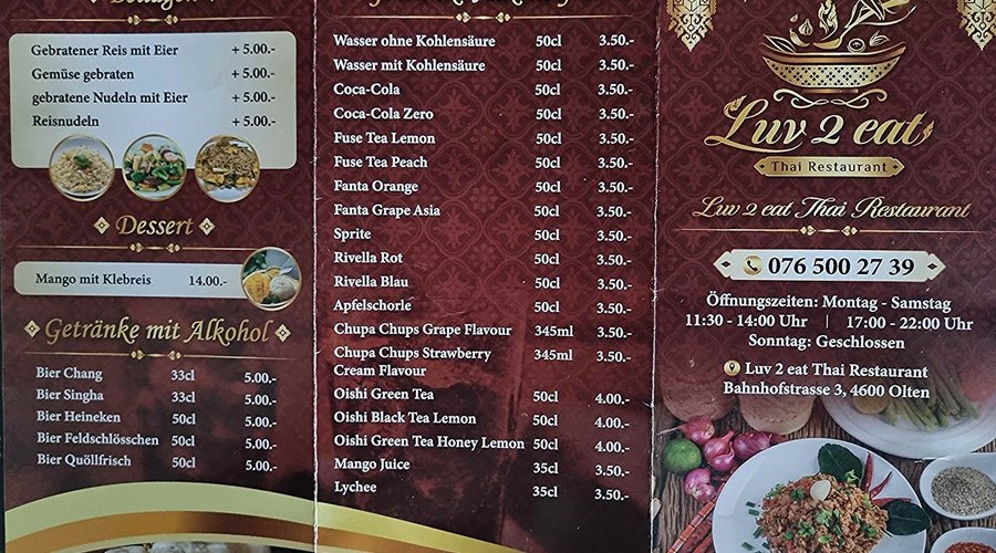 Luv 2 Eat Thai Restaurant, 올텐 - 레스토랑 리뷰 - 트립어드바이저