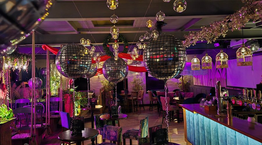 Upstairs bar