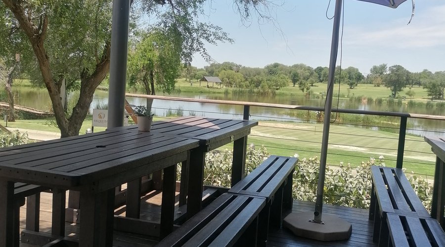 Outside deck