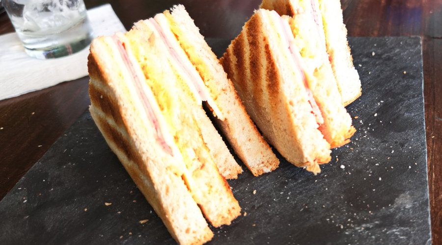 Fantastic freshly made sandwich