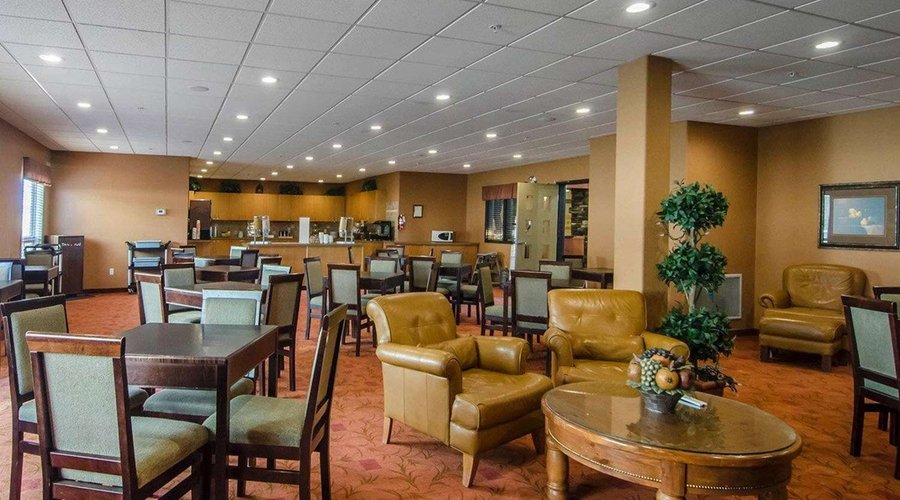 Spacious breakfast area