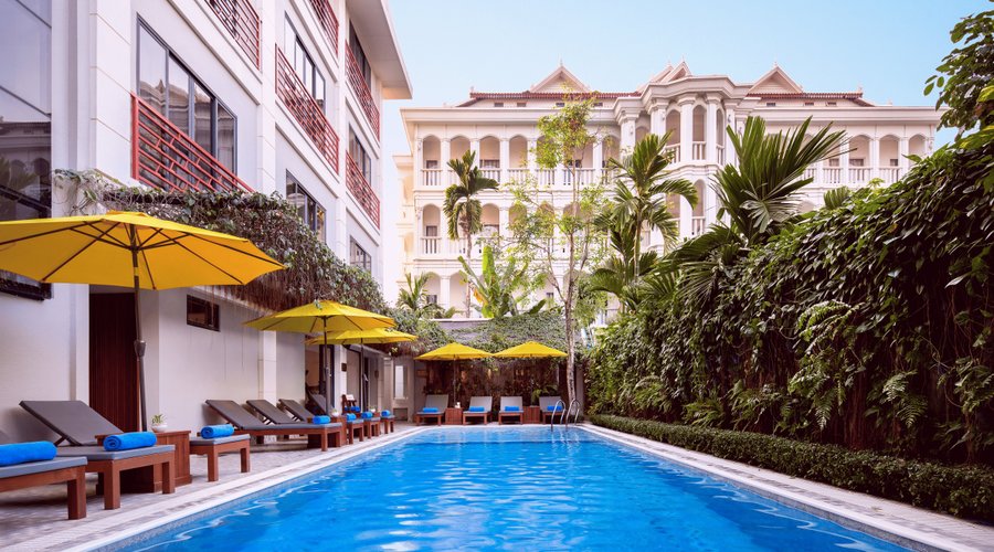Hotel Building, Swimming Pool View