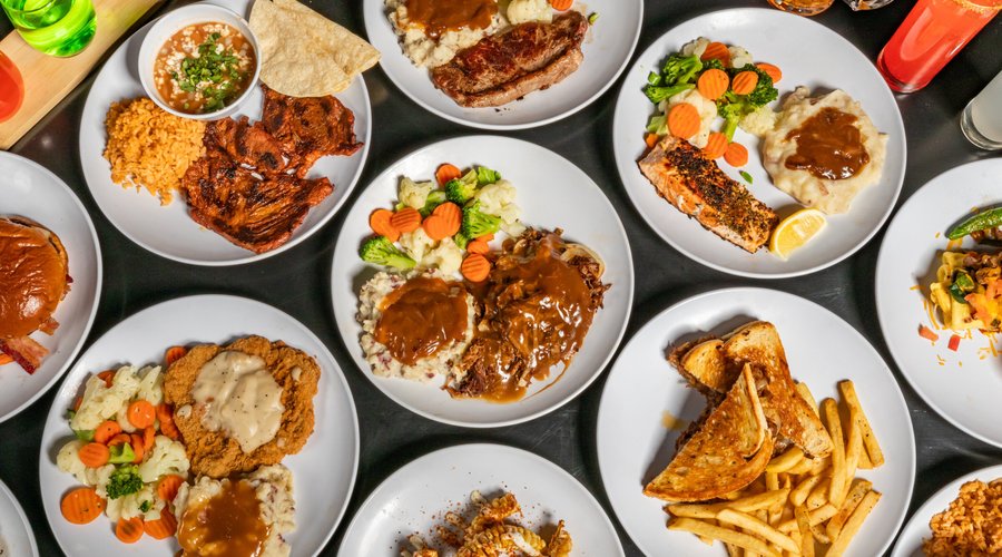 Dinner collage