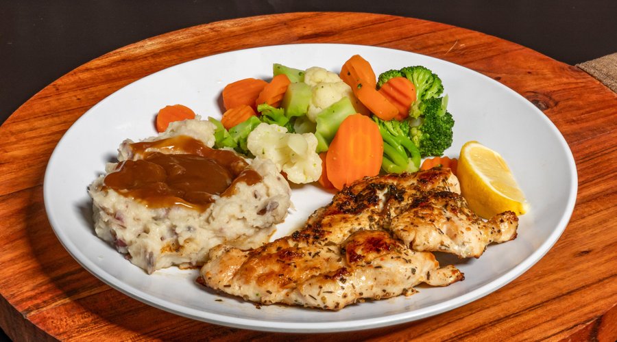 Rosemary chicken dinner