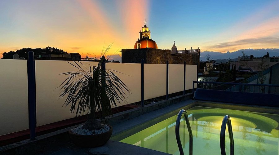 Atardecer desde nuestra terraza 
