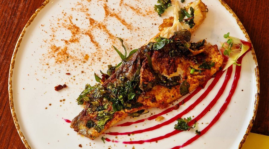 Chettinad Fish Fry is a delicious South Indian dish, known for its bold and aromatic spices. This dish originates from the Chettinad region of Tamil Nadu, which is famous for its spicy and flavourful cuisine. The fish is marinated in a blend of Chettinad spices, then shallow-fried to perfection, resulting in a crispy exterior and a juicy, flavourful interior.