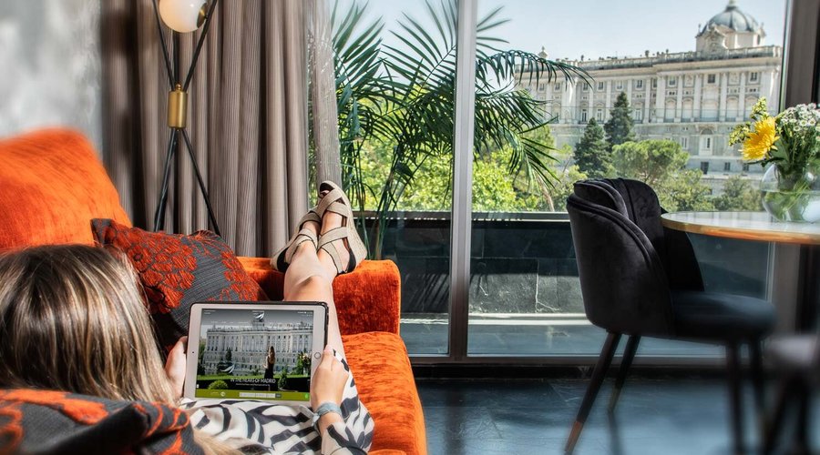 Estudio con vistas al Palacio Real