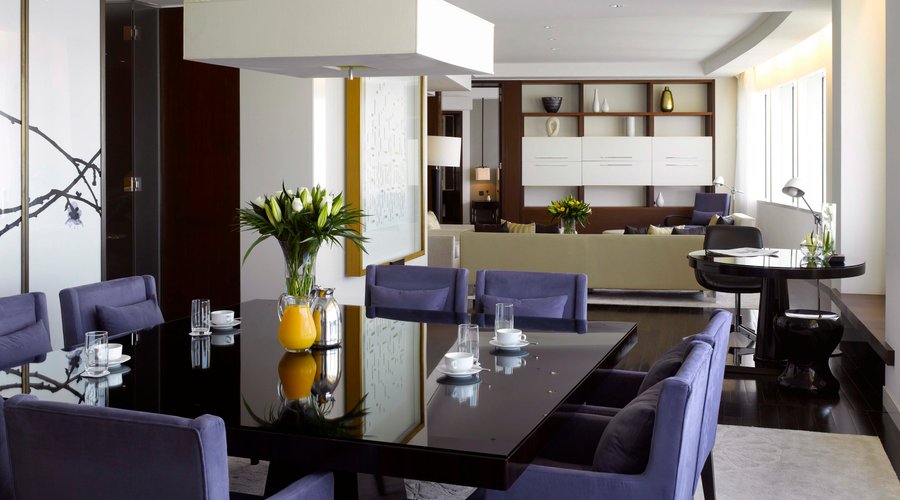Gather and share delicious meals in this separate dining area
