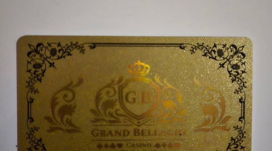 This is my Casino Card. (Front Side)