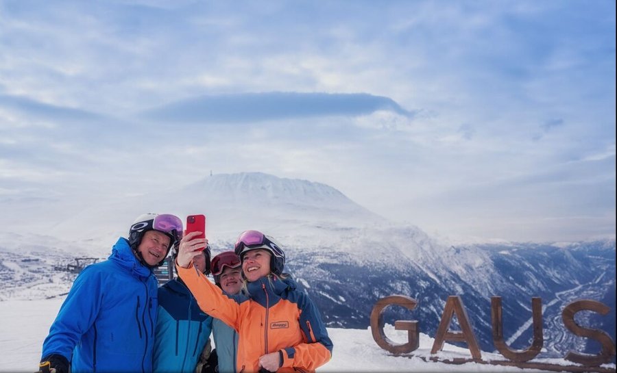 View from the Slopes, GAUSTA signs