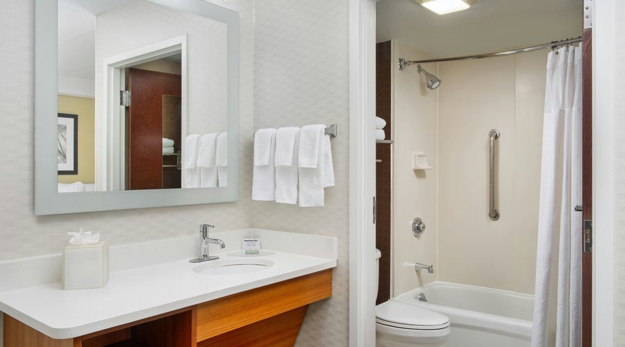 Guest Bathroom with Tub and Shower