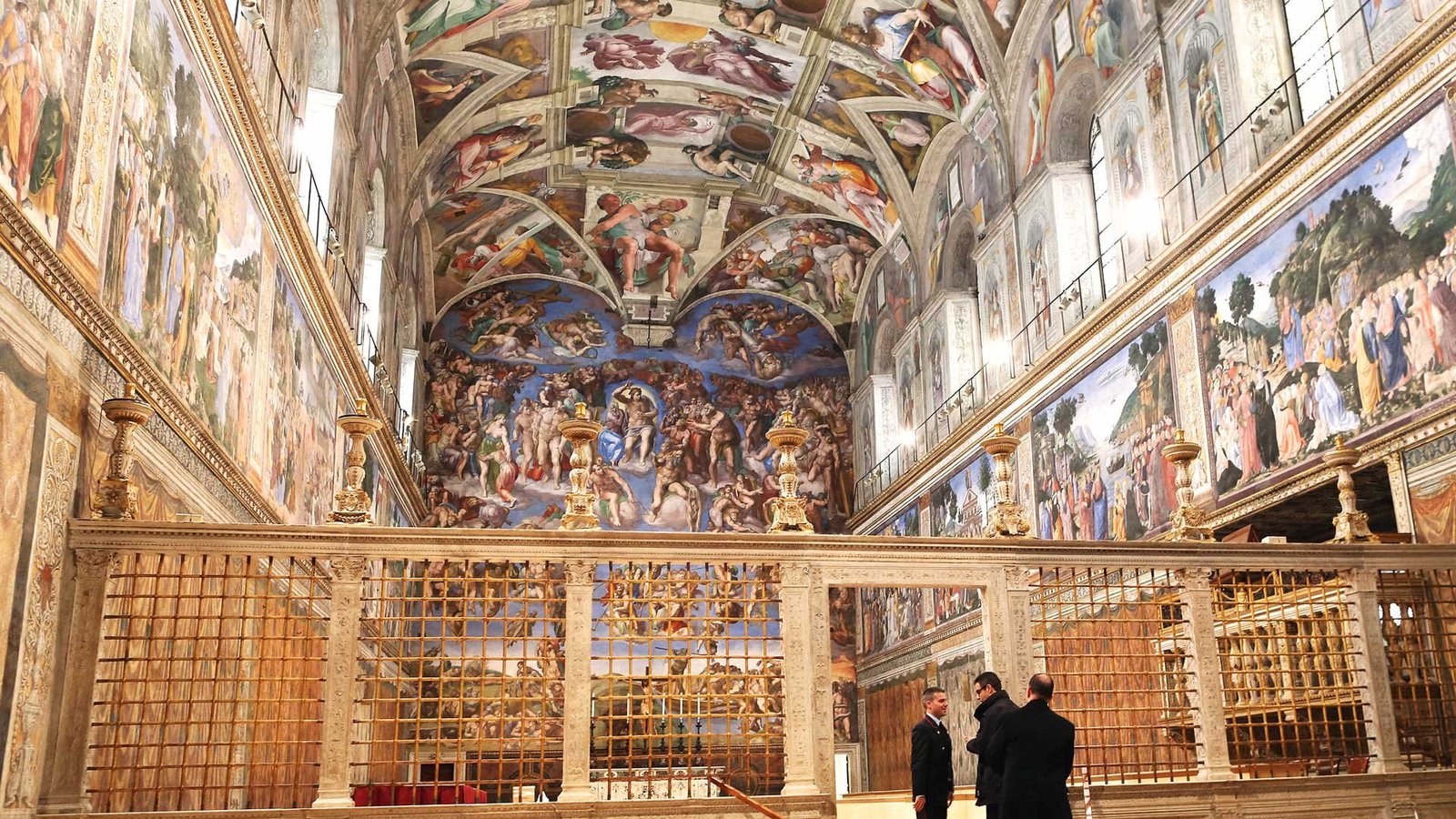 La Capilla Sixtina en la Ciudad del Vaticano.