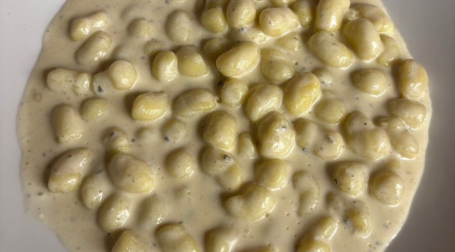 Gnocchi al blue d’Aost