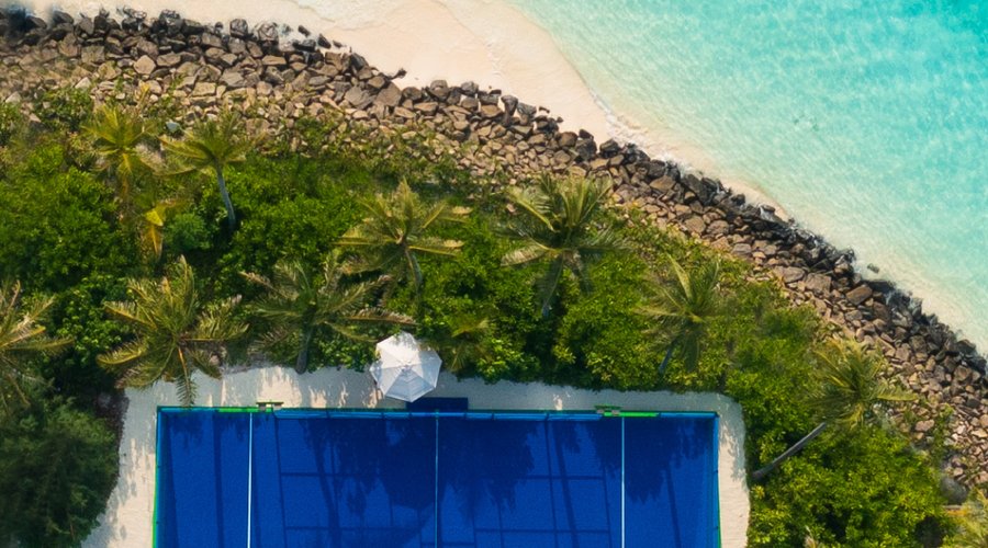 The resort's brand-new padel court