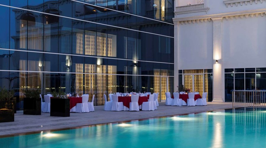 Pool With Banquet