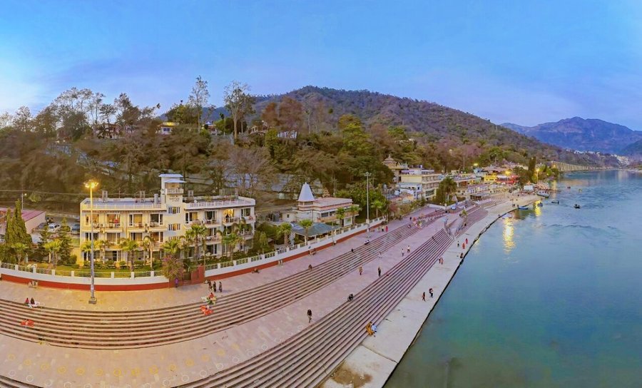 Aerial View of Yog Niketan